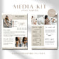 2 Page Instagram Social Media Kit for Influencers