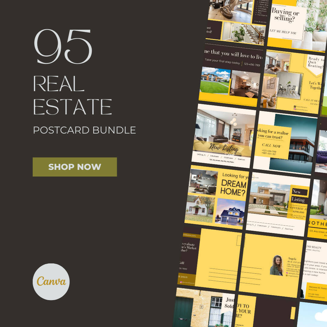 95 Real Estate Postcards Template
