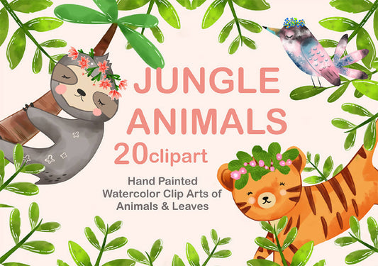 Jungle Animals Clipart._2