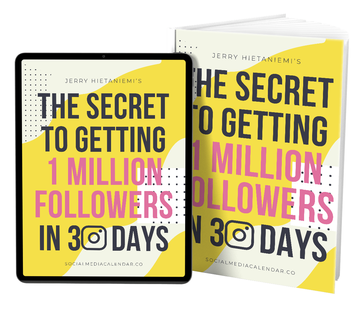 Secrets To Getting One Million Followers In 30 Days