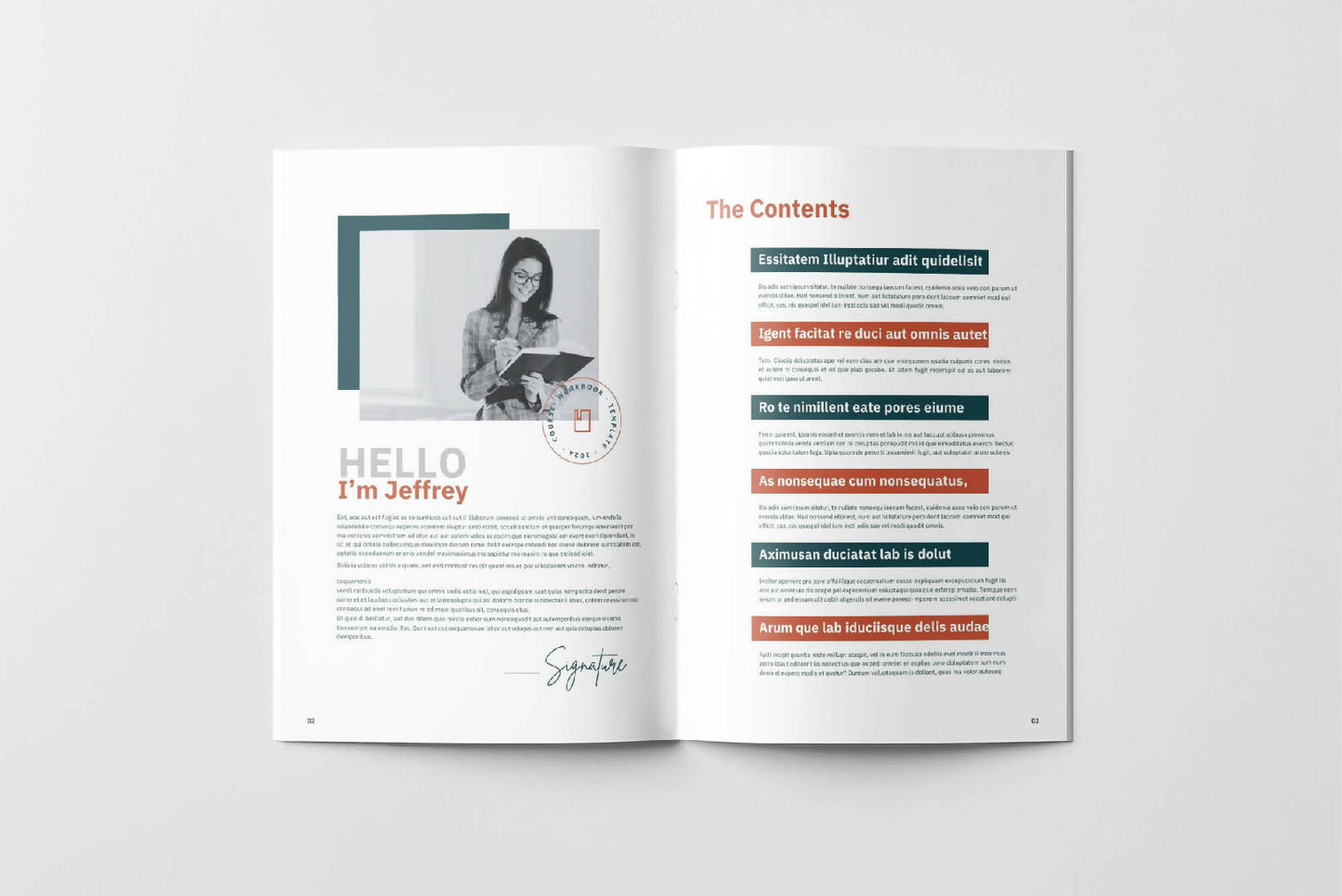 Course Workbook Canva Template Layout for Coach