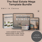 The Real Estate Mega Template Bundle/Toolkit - Modern Minimal Design