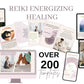 200+ Reiki Energizing Healing Templates