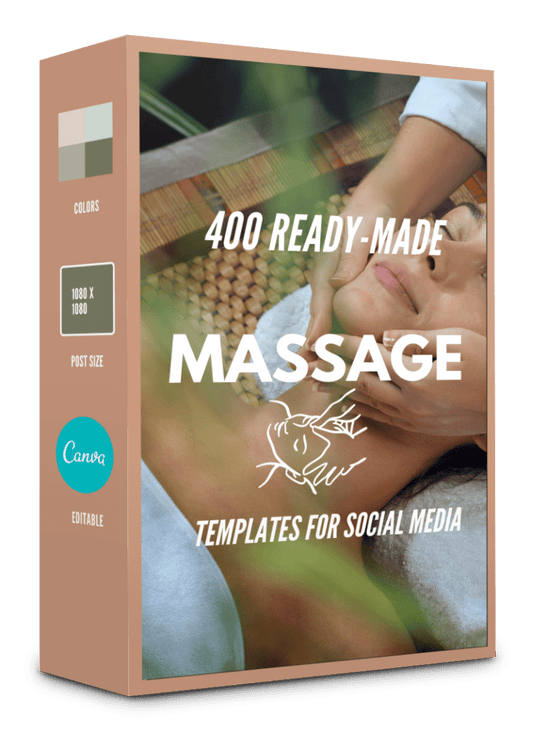 400 Massage Templates for Social Media 90% OFF