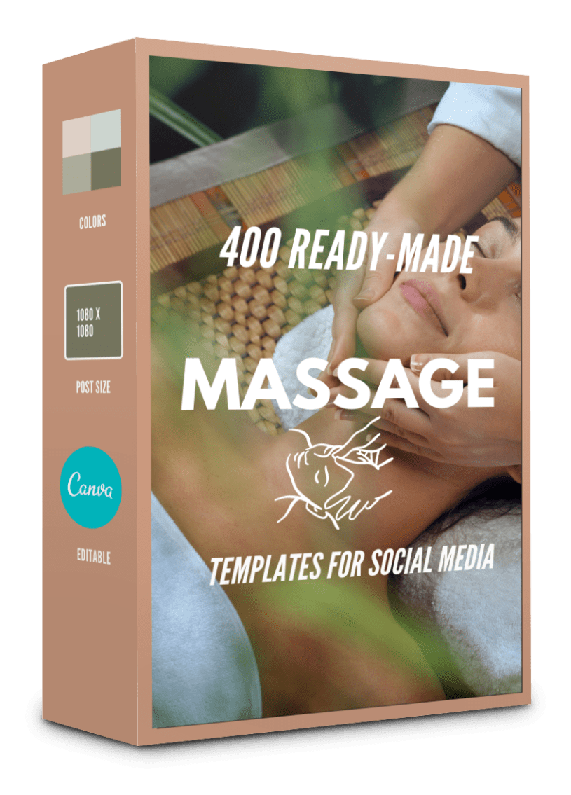 400 Massage Templates for Social Media