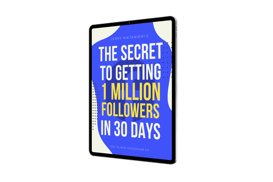 Secrets To Getting One Million FB Followers In 30 Days