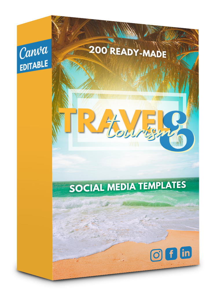 200 Travel & Tourism Templates for Social Media -58% OFF