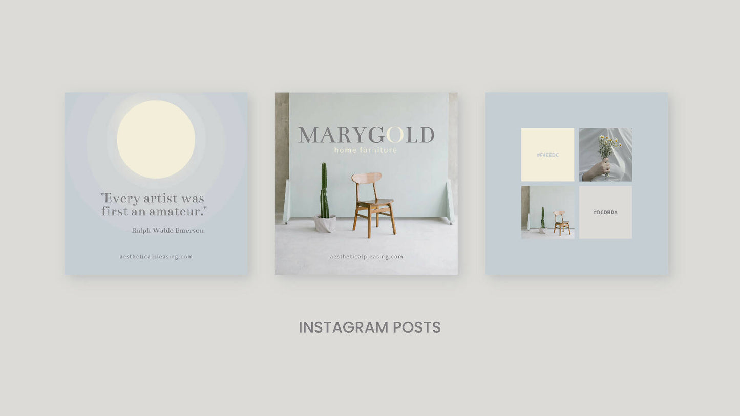 Home Interior Template for Instagram - Editable with Canva