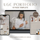 10 Page UGC Content Creator Portfolio Minimal