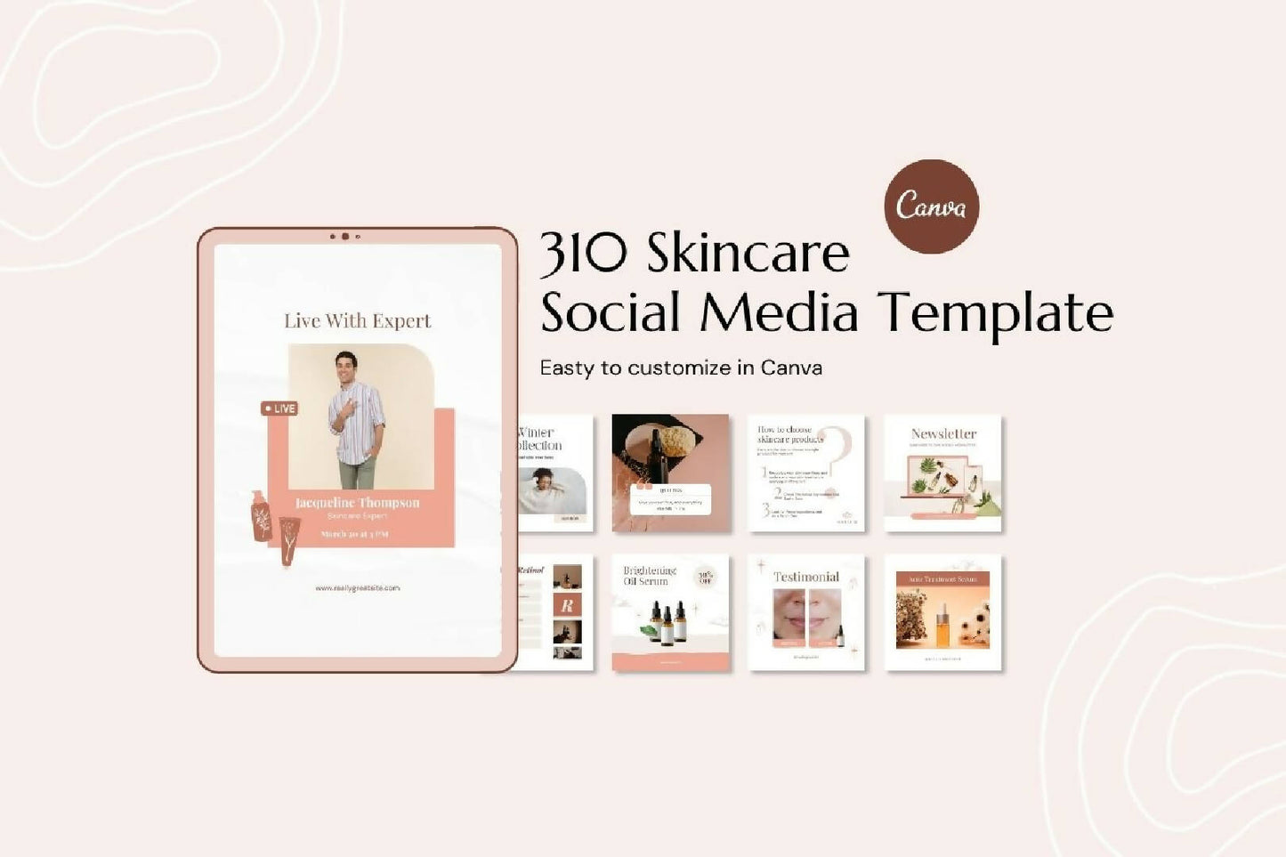 310 Skincare & Makeup For Social Media Template