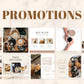 Coffee Creations: 50 Irresistible Canva Social Media Templates for Java Lovers!