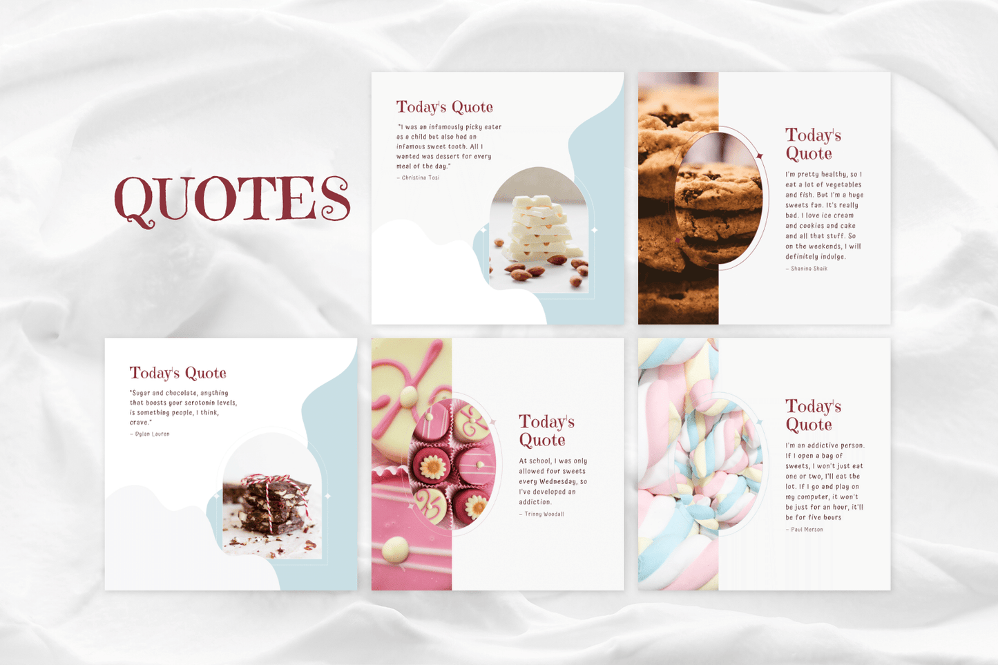 200 Sweets and Confectionery Templates for Social Media