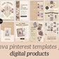 60 Canva Pinterest Templates for Digital Products – Sand