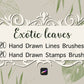 STAMPS of Exotic Leaves Procreate