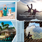 350 Travel Templates for Social Media in Post- and Story-Format.
