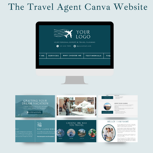 Travel Agent Canva Website