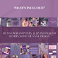 250 Purple Instagram Templates, Purple Girly Social Media Canva Templates