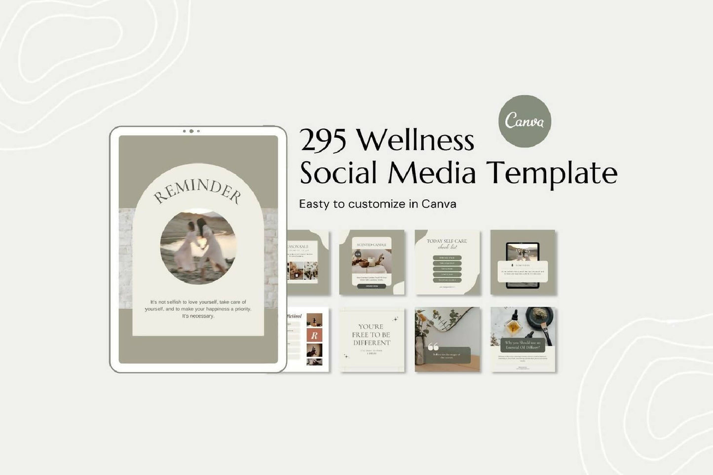 295 Wellness & Self love For Social Media Template