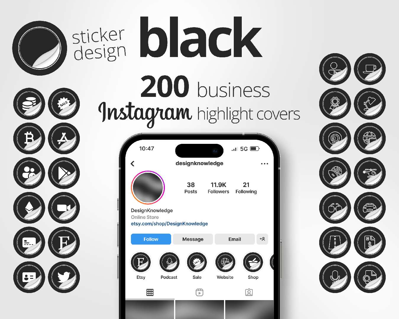 Business Instagram Highlight Covers