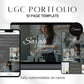 10 Page Editable UGC Portfolio