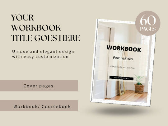 E-Book Canva Template, Workbook template, Lead magnet Canva Template, Course Workbook