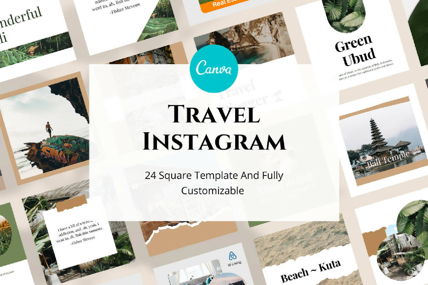24 Travel Templates for Social Media
